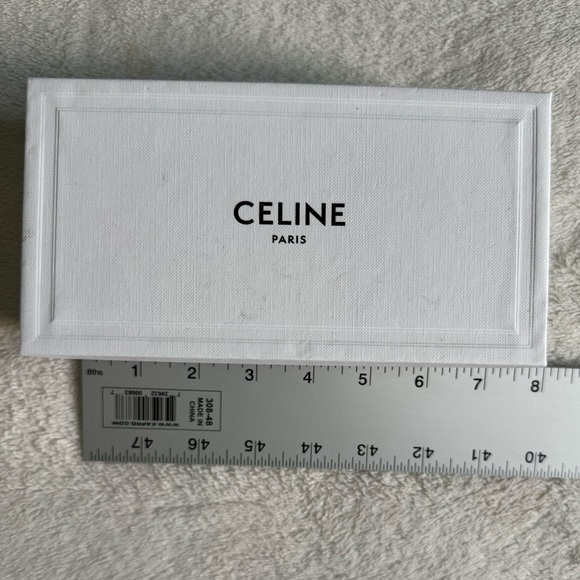 Celine Authentic Gift Jewellery Sunglasses Box Empty EUC Black White Storage - Picture 6 of 6